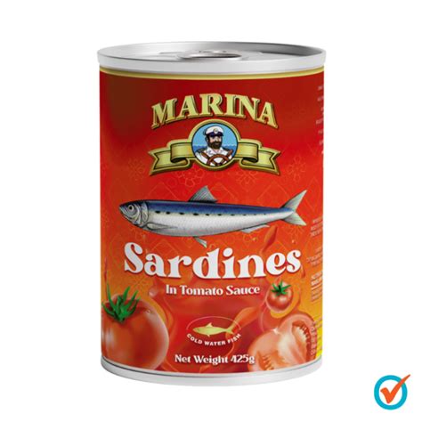 Marina Sardine Tomato Sauce 425g Tall Lazada