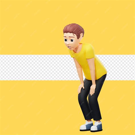 Premium PSD | Raster illustration of man is resting young guy in a