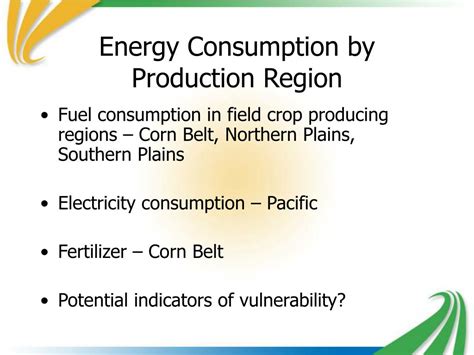 Ppt Energy Consumption In U S Agriculture Powerpoint Presentation