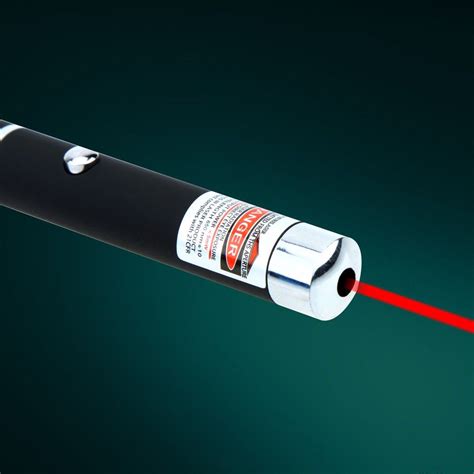 5mW 650nm Red Laser Pointer Single-Dot-Beam Pen-Shape Black with 2 * AAA Battery - Cool Laser ...