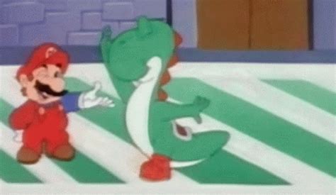 Dancing Yoshi GIF - Dancing Yoshi The Super Mario Bros Show - Discover ...