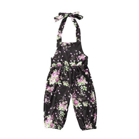 Pudcoco recién nacido niños bebé niña flor Halter mono trajes ropa bebé