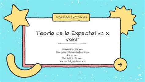 Teoría de expectativas x valor