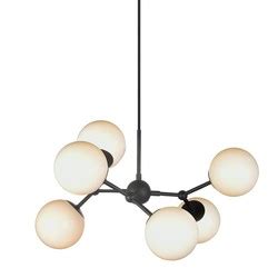 Outlet Halo Design Atom Large G Opal Black Ledmegastore Se