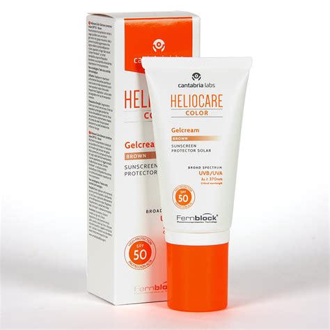 Heliocare Spf Gel Crema Color Brown Ml Farmacia Jim Nez