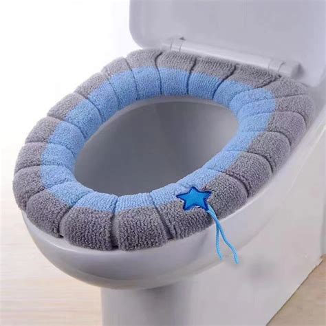 Warm Toilet Seat Cover Pads For Bathroom Soft Thick Toilet Seat Cusion