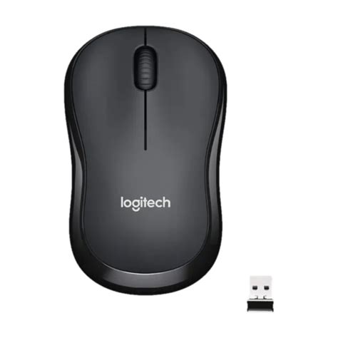 Logitech M Silent Wireless Mouse Charcoal Vibe Gaming