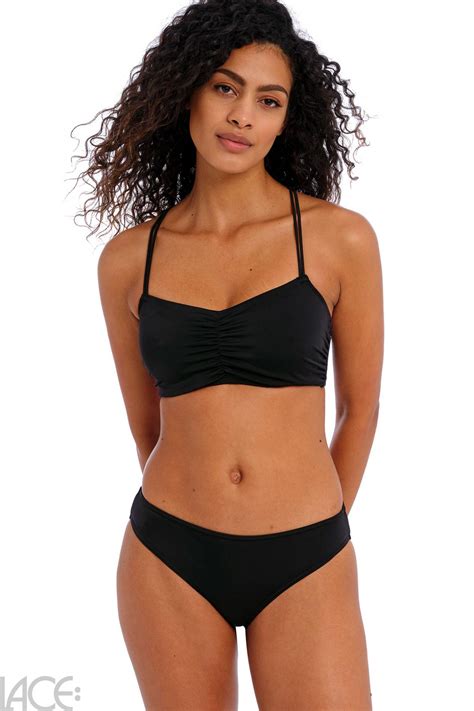 Freya Swim Jewel Cove Bikini Rio Slip Plain Black Lace De