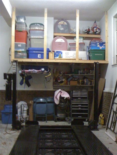 Garage loft. | Garage loft, Garage storage, Garage organization