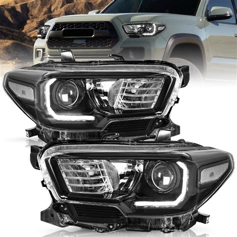 Amazon TUSDAR Fit For 2016 2022 Toyota Tacoma W LED DRL Black