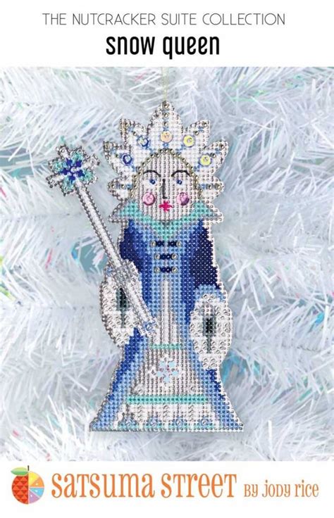 Snow Queen Nutcracker Ornanment FULL KIT Satsuma Street Pattern