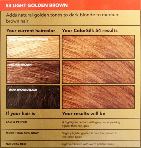 Revlon ColorSilk Beautiful Color 54 LIGHT GOLDEN BROWN