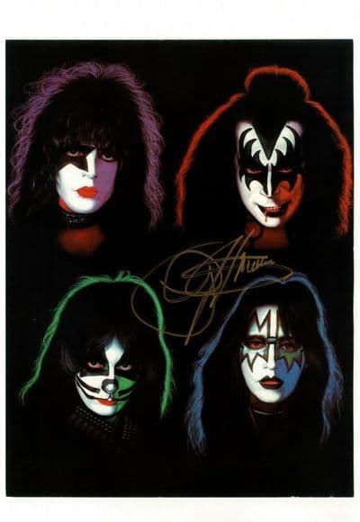 Gene Simmons Autograph Signed Photo Kiss