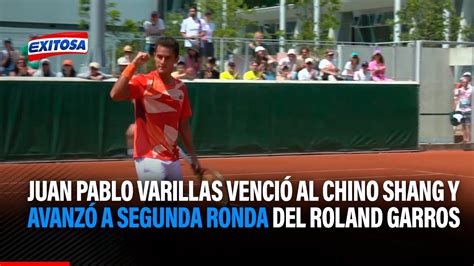 Juan Pablo Varillas Venci Al Chino Juncheng Shang Y Avanz A La