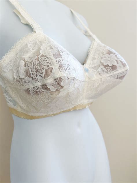 Rare Vtg Cameo Torpedo Bullet Bra Ivory Lace 34 Pinup Rockabilly Sexy Crossdressのebay公認海外通販｜セカイモン