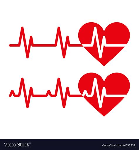 Heartbeat Icon Royalty Free Vector Image VectorStock