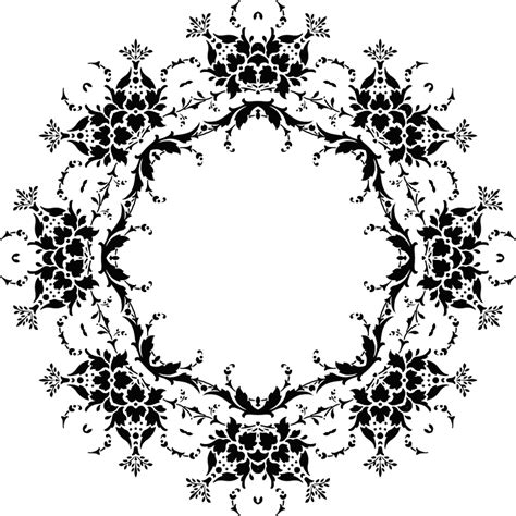 Floral Silhouette 4 - Openclipart