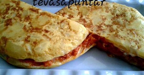 Tortilla De Patatas Rellena De Sobrasada Y Cebolla Receta De Gema La