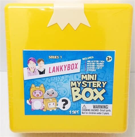 Lanky Box Mini Box Series 1 With Mystery Figures Squishy Pop It Plus Stickers 810054661412