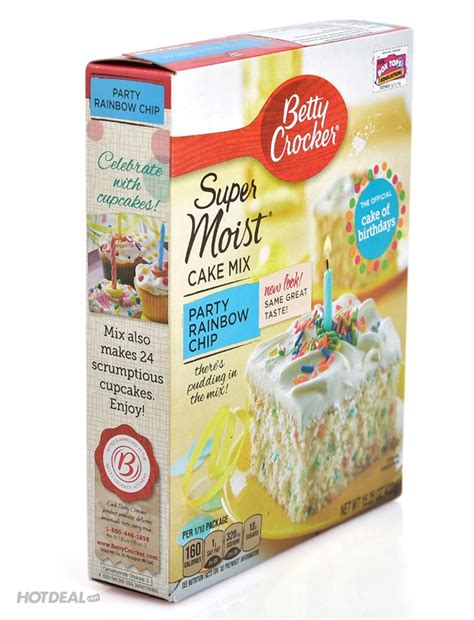 Bột Làm Bánh Betty Crocker Super Moist Cake Mix 432g Chính Hãng Của Mỹ