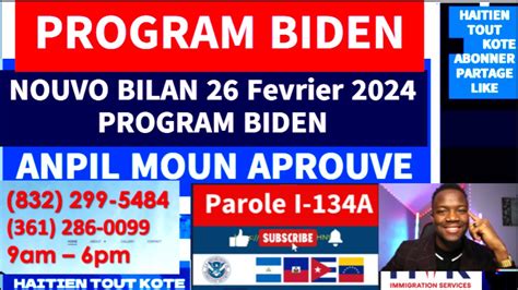 Bilan Fevrier Bonne Nouvel Pou Moun Biden Yo Rezidans Tps