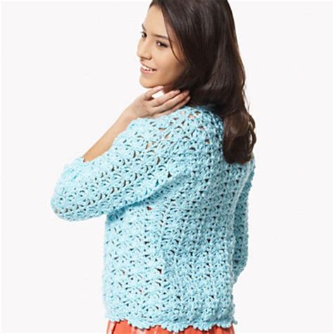 On The Lace Cardigan By Bernat Design Studio Lace Cardigan Pattern