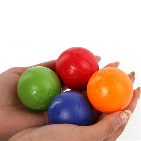 Pcs Lot Eco Friendly Colorful Bouncing Ball Toys For Baby Rattles