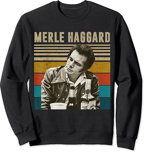 Perfect Retro Outlaw Music Vintage Merle Haggard American T Shirts