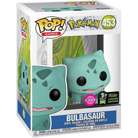 Funko Pop Bulbasaur Flocked Pok Mon