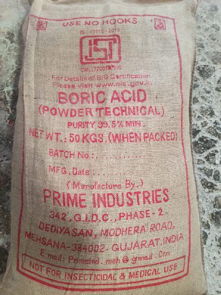 Liquid Boric Acid At Rs 115 Kilogram In Mahesana Id 6782782 Prime Industries