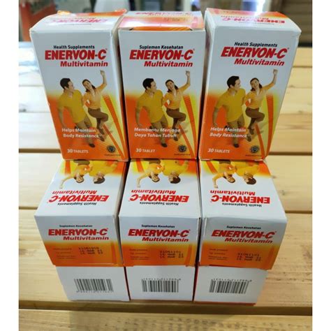 Jual Enervon C Botol Tablet 30 S ORIGINAL TERMURAH EXP 2023 2024