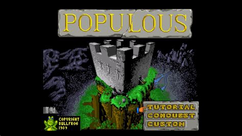 Populous SNES 60Hz US Intro Attract Mode YouTube