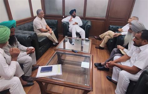 Government Of Punjab On Twitter During Meeting With A Delegation Of