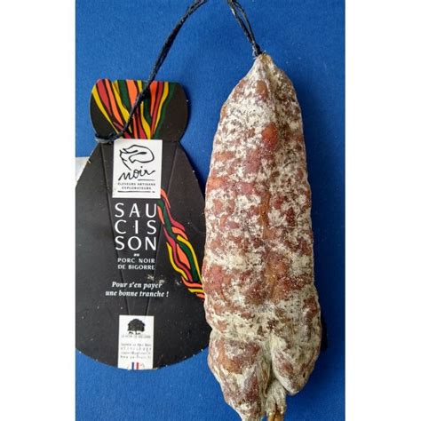 Saucisson De Porc Noir De Bigorre G Terroir Du Gers