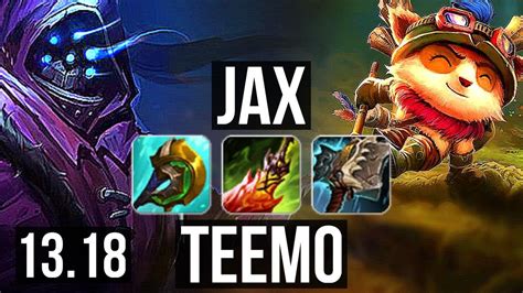 Jax Vs Teemo Top M Mastery Games Na Diamond