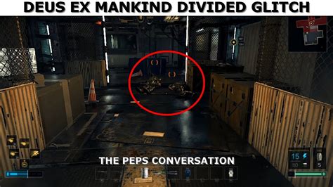 Deus Ex Mankind Divided The PEPS Glitch YouTube