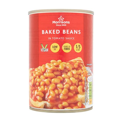 Morrisons Baked Beans In Tomato Sauce 410g Online At Best Price