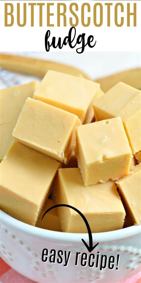 Easy Butterscotch Fudge Recipe Shugary Sweets