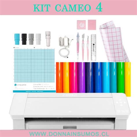 Kit De Plotter De Corte Silhouette Cameo Blanco Donna Insumos