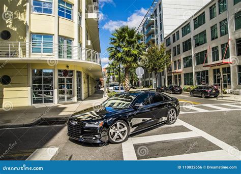 Audi Cars Florida Street Trafic Editorial Photo - Image of audi, florida: 110032656