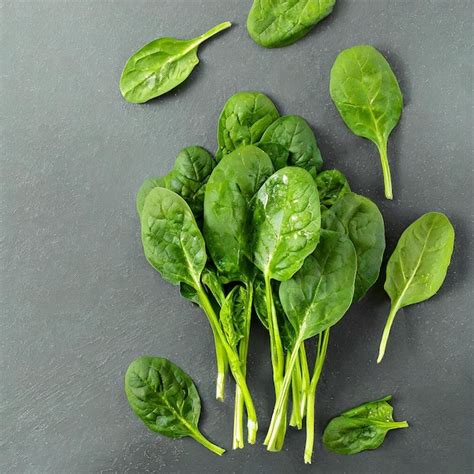 Premium Photo Bunch Of Spinach Leaves On Isolated White Background