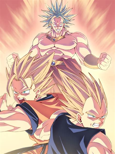 Vegeta Goku Vs Broly Dragon Ball Z Photo 34329977 Fanpop