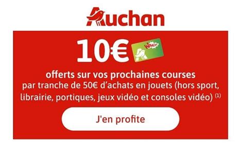 10 Offerts En Bon Achat Par Tranche De 50 D Achats Dans Le Rayon