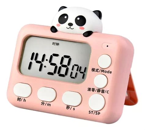 Temporizador Reloj Alarma Digital Cocina Reposteria Panda Env O Gratis