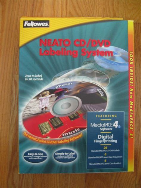 Fellowes Neato Cd Dvd Labeling System New In Box Labels