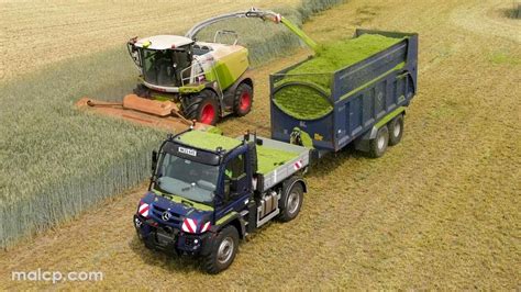 K Harvest Mercedes Benz Unimog U Carting Silage Claas Jaguar