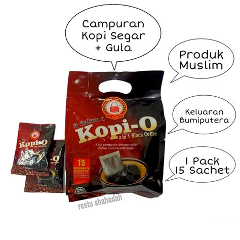 Kopi O Kampung Kaw In Cap Raga Shopee Malaysia