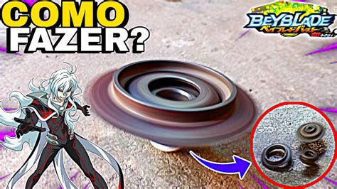 Tutorial Como Fazer Beyblade Fenix Caseira Que Sai Armadura Atualizado