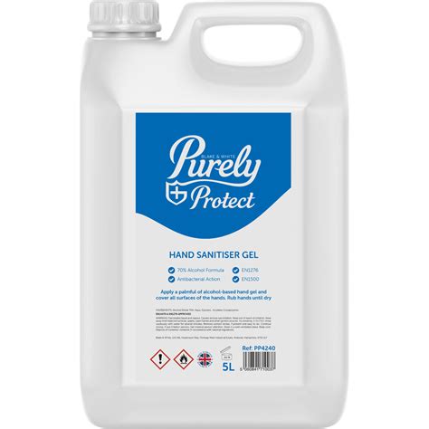 Purely Protect 70 Alcohol Hand Sanitiser Refill 5ltr The Ppe