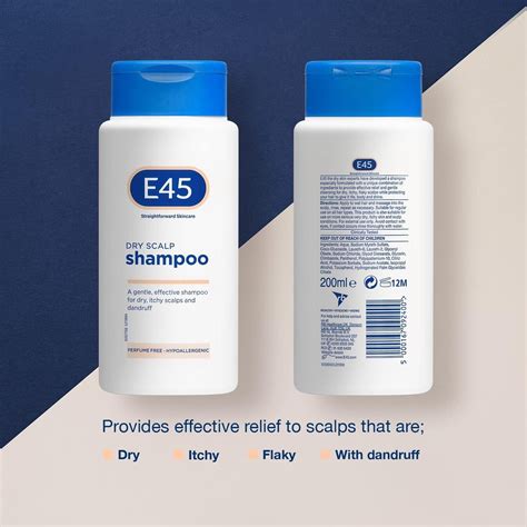 E45 Dermatological Dry Scalp Shampoo 200 Ml For Scalp Anti